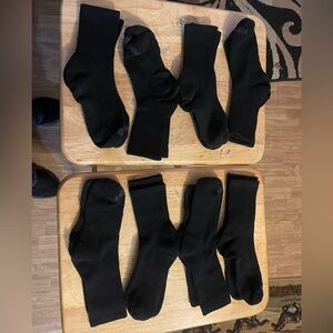 8 pair AND1 Men's Socks, Cushion Crew Socks, size 9-10.5